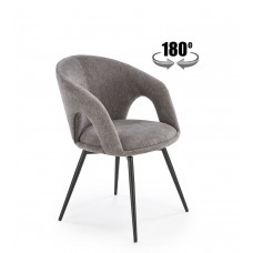 Auduma krēsls K-550, pelēks